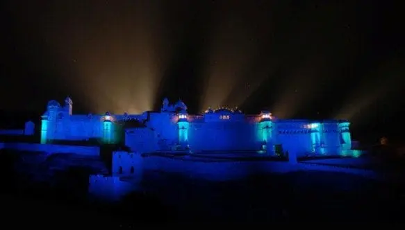 Amber sound and light show at Jaipur 1