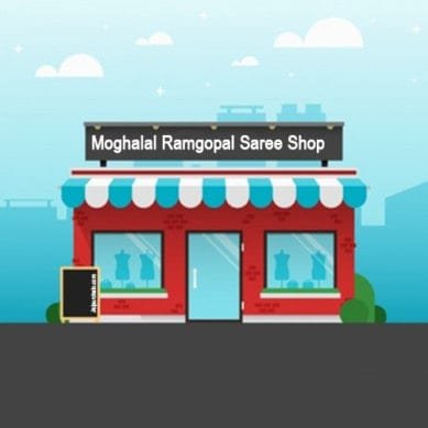 Shops in Johari Bazar 15 Moghalal Ramgopal Saree Shop