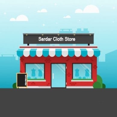 Shops in Chandpole Bazar 24 Sardar Cloth Store