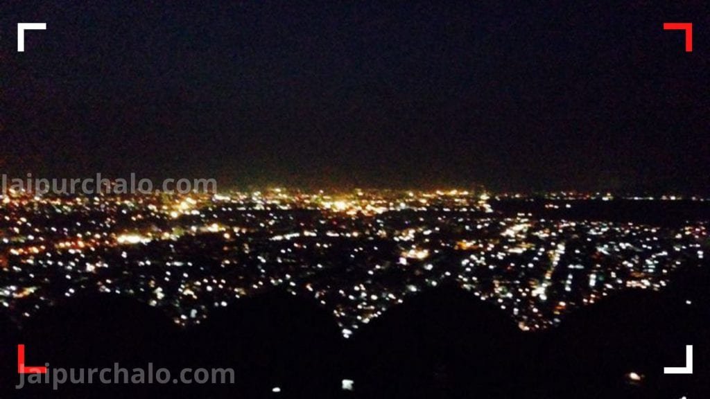 Jaipur nightview from Nahargarh fort