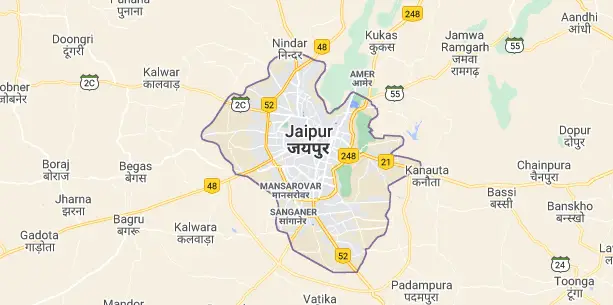 Distance Between Jaipur to Agra